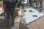 پیشرفت ۵۰ درصدی سنگفرش پیاده‌رو های خیابان "راسته‌کوچه"