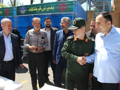 قدردانی فرمانده سپاه عاشورا از اقدامات سازمان ساماندهی مشاغل شهرداری تبریز
