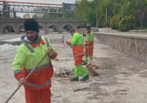 "مهرانهرود" تبریز تنظیف و پاکسازی شد
