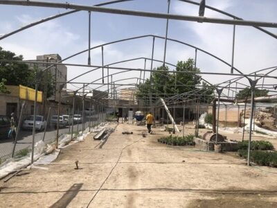 تغییر مکان گلخانه کوی سنجران در راستای افزایش رضایت مندی شهروندان