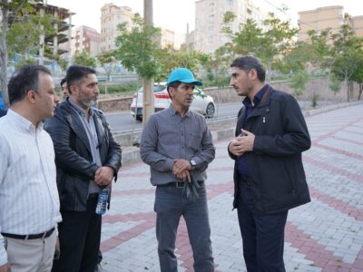 بهسازی پارک زعفرانیه توسط شهرداری منطقه ۲