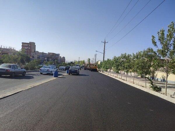 میزان رضایتمندی شهروندان از آسفالت ریزی در مناطق دهگانه تبریز