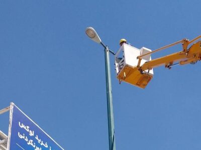 جایگزینی چراغهای LED با چراغهای سدیمی در مسیر باراما تا میدان کبوتران حرم اسکو