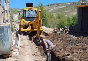 اصلاح ۱۵۰۰ متر از شبکه فرسوده آب روستای جاجان ورزقان