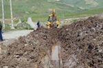 اجرای دوهزار و ۸۰۰ متر  خط انتقال و اصلاح شبکه اصلی آب روستای نهار اهر در آذربایجان شرقی
