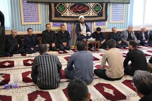 برگزاری مراسم سوگواری حضرت اباعبدالله الحسین(ع) و یاران باوفایش در شرکت آب و فاضلاب آذربایجان شرقی