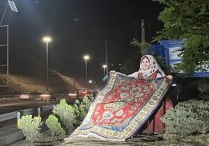 نصب المان " دختر آذری" در پارک آبشار؛ روایت یک رسم کهن در قاب شهر