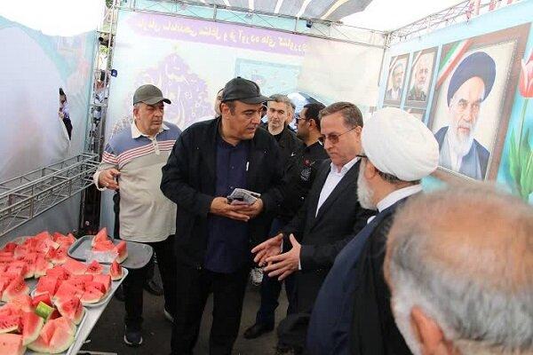 حضور همزمان خدمات شهری تبریز در پیاده‌روی عید غدیر و پاکسازی مسیر