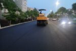آغاز آسفالت ریزی لاین شرقی بلوار دکترحسابی