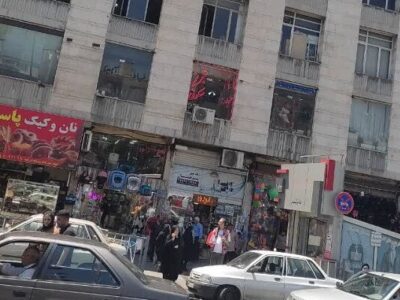 صدور اخطاریه استحکام نما برای ساختمان تجاری حافظ در میدان نماز