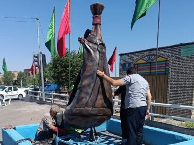 نصب المان مشک آب در تقاطع دارایی با چایکنار