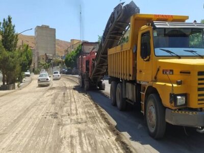آغاز عملیات بهسازی خیابان بهشت شهرک ارم توسط سازمان عمران شهرداری تبریز