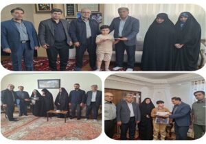 دیدار با خانواده معظم شهدای جنگ رمضان