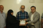 تجلیل شهردار منطقه ۷ تبریز از خانواده شهید داوود اکرمی