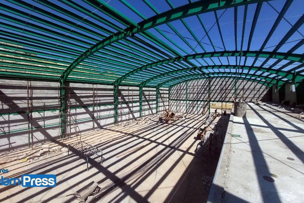 پیشرفت ۷۰ درصدی سالن ورزشی بانوی شهر در اراضی ارتش پیشرفت ۷۰ درصدی سالن ورزشی بانوی شهر در اراضی ارتش