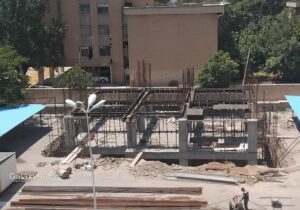 ساختمان اداری و نمازخانه شهرداری منطقه ۴ تبریز به پیشرفت ۱۵ درصدی رسید