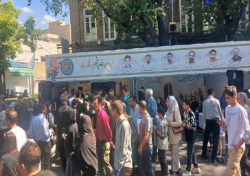 برپایی غرفه با شکوه در پیاده‌روی عید غدیر خم/منطقه ۶
