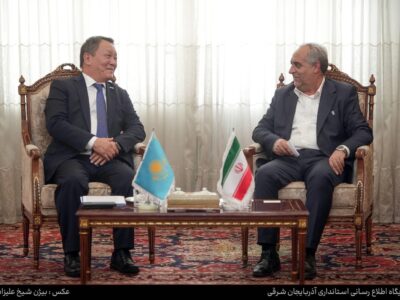 آذربایجان شرقی، محور اصلی توسعه همکاری‌های اقتصادی و ترانزیتی ایران و قزاقستان/پتانسیل‌های بزرگ آذربایجان شرقی در حوزه‌های مختلف صنعتی و غذایی برای صادرات به قزاقستان/نقش کلیدی منطقه آزاد ارس و صنایع مادر تبریز در توسعه تجارت با قزاقستان