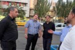 بهسازی معابر میدان فردوس توسط شهرداری منطقه ۲