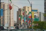 نصب سازه های بلواری دو طرفه در معابر شهرداری منطقه ۲