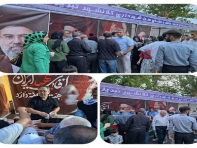برپایی ایستگاه صلواتی و برنامه‌های فرهنگی شهرداری تبریز در تفرجگاه ایل‌گولی