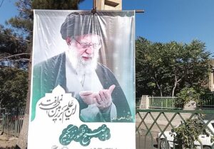 فضاسازی گسترده در سطح منطقه ۷ تبریز با محوریت وداع با پرچمدار مقاومت