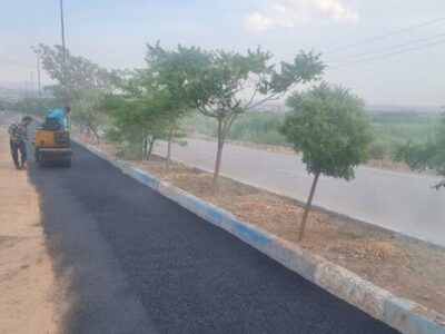 اجرای هفتگی آسفالت در غرب و شمالغرب تبریز