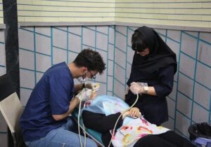 ارائه خدمات رایگان درمانی و دندانپزشکی در محله آخماقیه