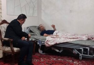 دیدار شهردار تبریز با جانباز والا مقام جنگ رمضان