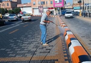 اجرای شبانه روزی طرح نگهداشت شهری در منطقه تاریخی فرهنگی تبریز