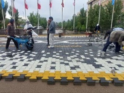 اجرای ۴۳ هزار متر مربع سنگفرش از ابتدای سالجاری در معابر بافت مرکزی تبریز