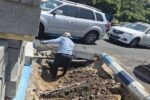 مسدودی مسیر تندرو جاده تفرجگاه "ائلگولی" برای اصلاح کانال های عرضی