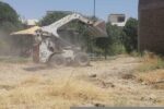پاکسازی مستمر زمین‌های خالی و بایر در سطح منطقه ۷