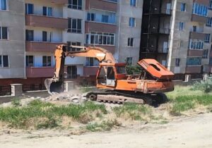 اتمام خاکبرداری و تسطیح پارک نور یاغچیان