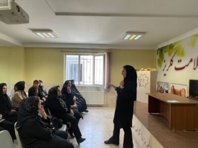 برگزاری برنامه آموزشی مدیریت پسماند ویژه بانوان در خانه فرهنگ و سلامت گلریز