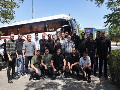 کارکنان سازمان عمران و بازآفرینی فضاهای شهری شهرداری تبریز عازم کربلای معلی شدند