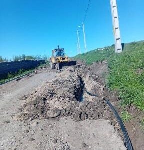 آبرسانی به ۲ روستای ورزقان آذربایجان شرقی با اجرای ۲ کیلومتر لوله‌گذاری تکمیل شد