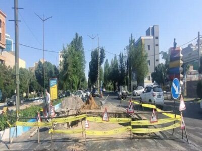 اتمام اصلاح کانال عرضی باند برگشت مسیر تندرو جاده ائل گلی