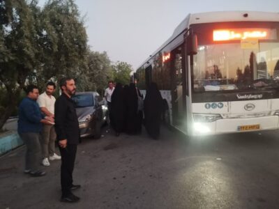 تامین ناوگان مراسم جاماندگان اربعین با ۵۴ دستگاه اتوبوس