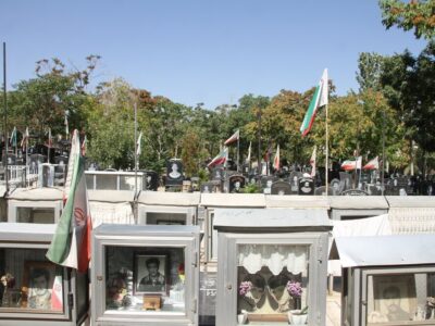 گلزار شهدای آرامستان بقائیه مارالان مسقف سازی می شود