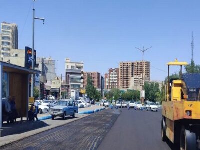 توزیع دو هزار تن آسفالت برای بهسازی باند کندرو جاده ائل گلی