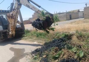 اجرای عملیات لایروبی و پاکسازی کانالها و جوب های غرب و شمالغرب تبریز