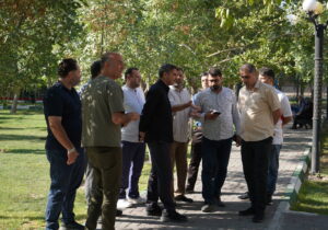 بررسی وضعیت ساماندهی پارک جنگلی عباس میرزا
