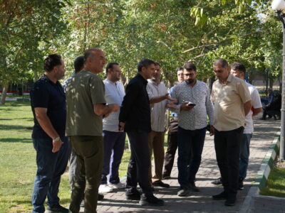 بررسی وضعیت ساماندهی پارک جنگلی عباس میرزا
