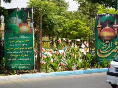 فضاسازی ایام ۲۸ و ۳۰ صفر توسط شهرداری منطقه ۲