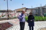 آغاز عملیات ایجاد فضای سبز و کاشت گل در بوستان دانشسرا