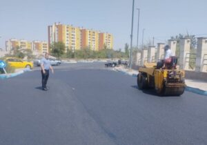 توزیع ۸۵۸ تن آسفالت در معابر منطقه ۷ تبریز طی هفته گذشته