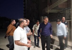 اجرای پی دیوار پیرامون پارک نور توسط شهرداری منطقه ۲