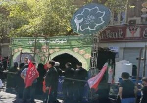 برپایی ایستگاه صلواتی در اجتماع بزرگ جاماندگان اربعین حسینی/ منطقه ۲