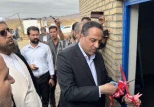 مخزن ۲ هزار مترمکعبی صوفیان با حضور مدیرعامل آبفای کشور به بهرهبرداری رسید